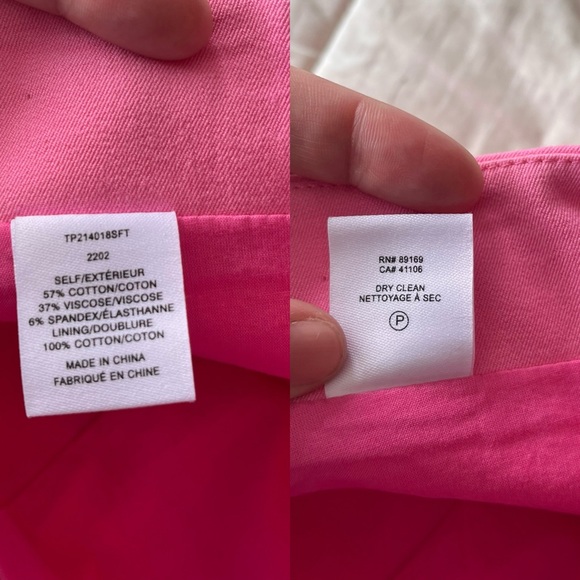 SOLD NWOT Derek Lam Preppy Mini Skirt 2 Bright Pink - Picture 7 of 11
